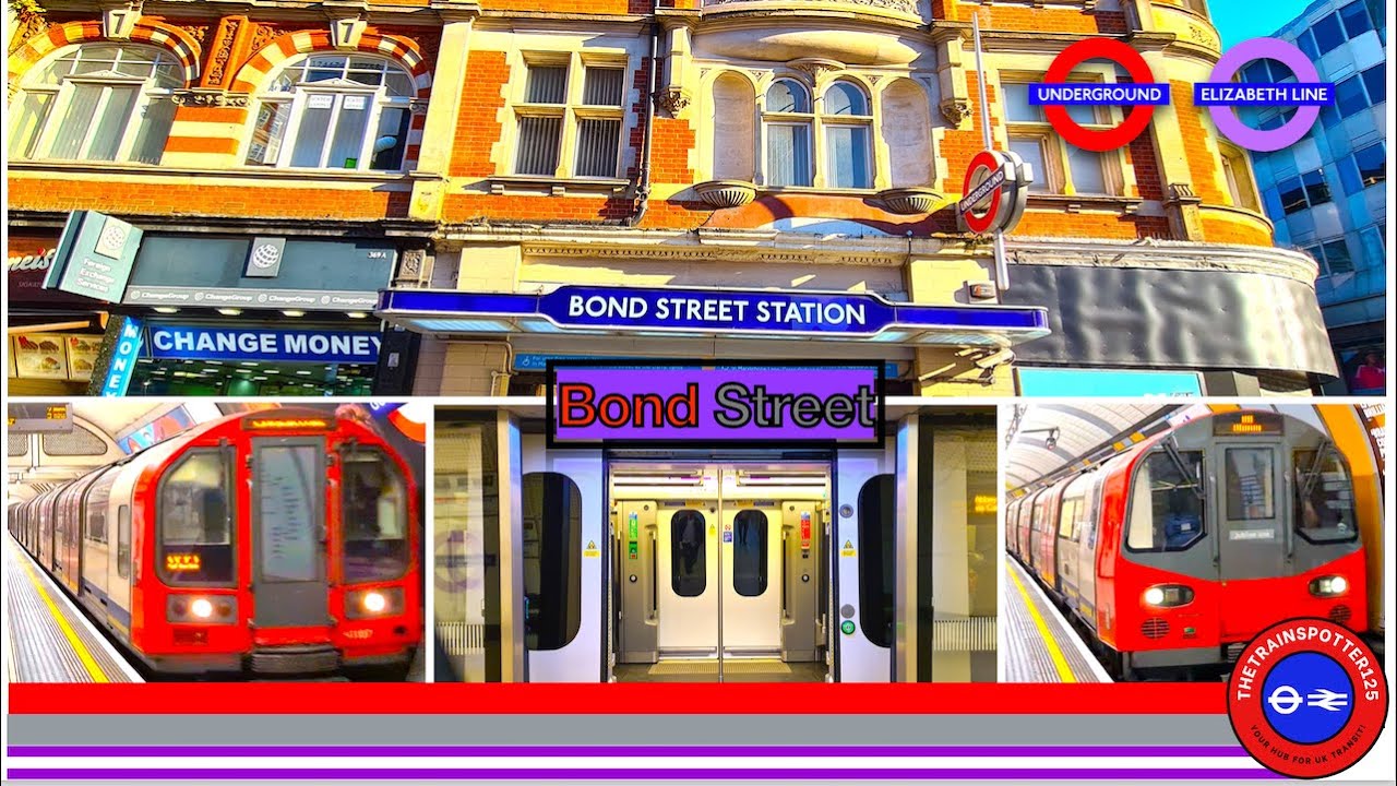 Trains at Bond Street Station [BDS] - LU/ECS (21/05/2023)