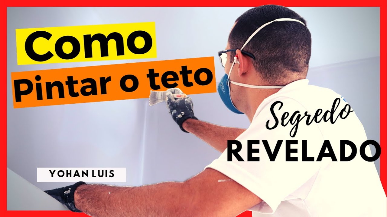 Como pintar o teto sem se sujar dicas e macetes