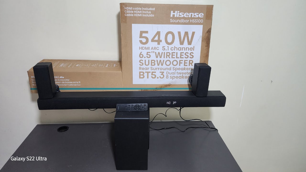 Обзор саундбара Hisense HS5100 540 Вт 5.1-канальный (2025)