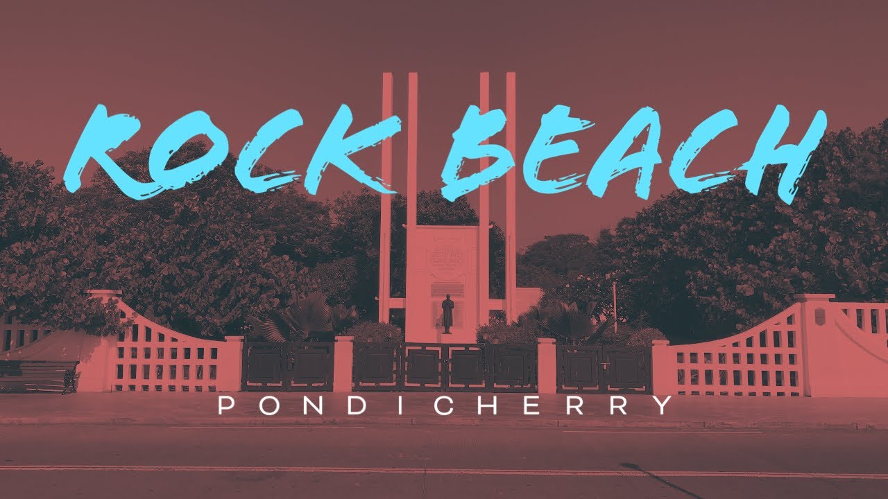 Pondicherry Rock Beach - 4K GoPro Timewarp