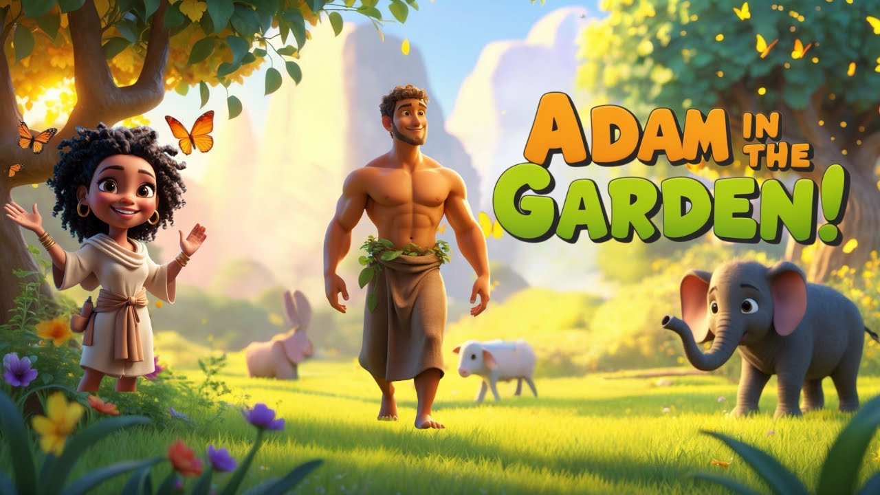The First Man! God Makes Adam | 3D Animated Bible Stories for Kids (Genesis 2)