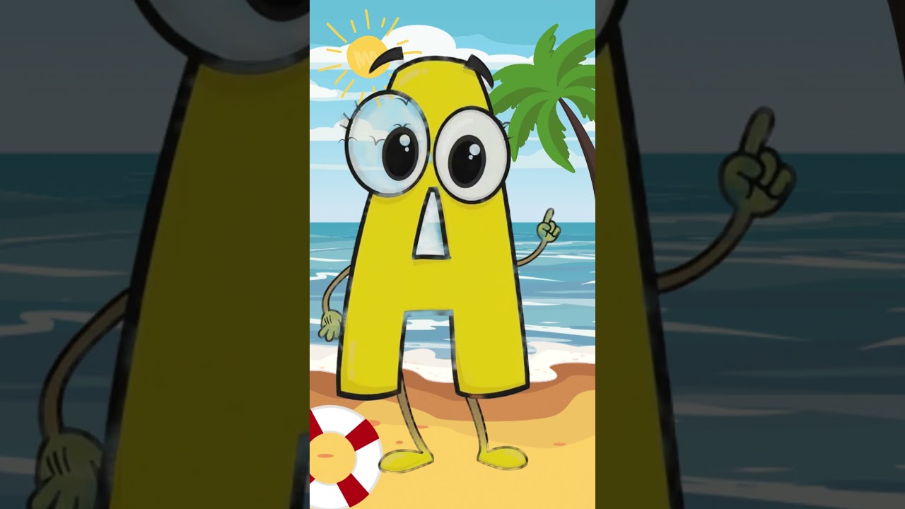 Песенка &laquo;А&raquo; поет ABCD #abcd #alphabet #abc #kidssongs #nurseryrhymes