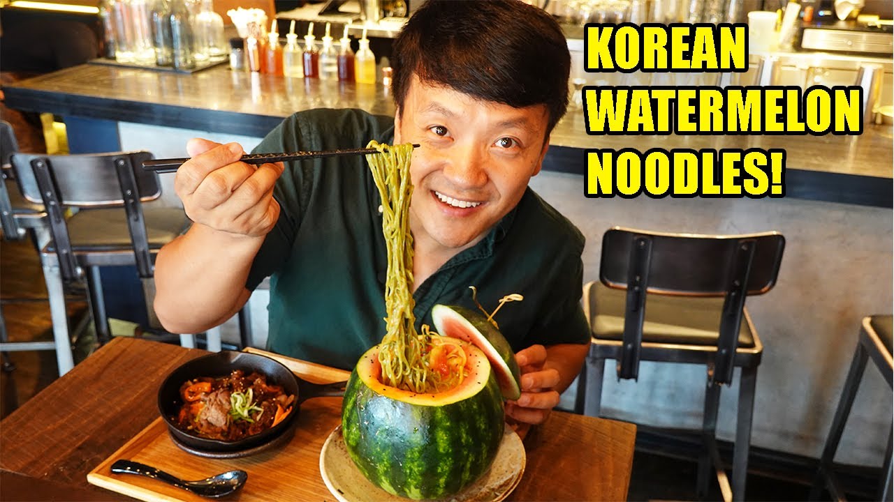 KOREAN WATERMELON NOODLES (With Esther Choi) & Candytopia in Brooklyn New York