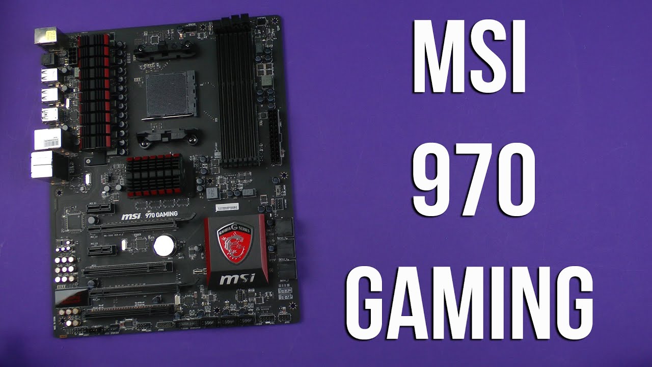 Распаковка MSI 970 Gaming