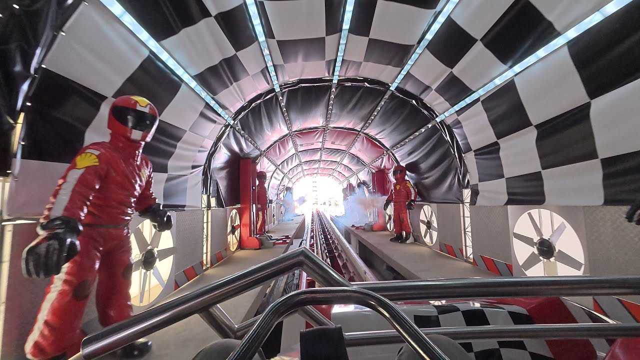 POV: Formula 4K 60 FPS🏎️🔥 | Vekoma Launched Coaster | Energylandia