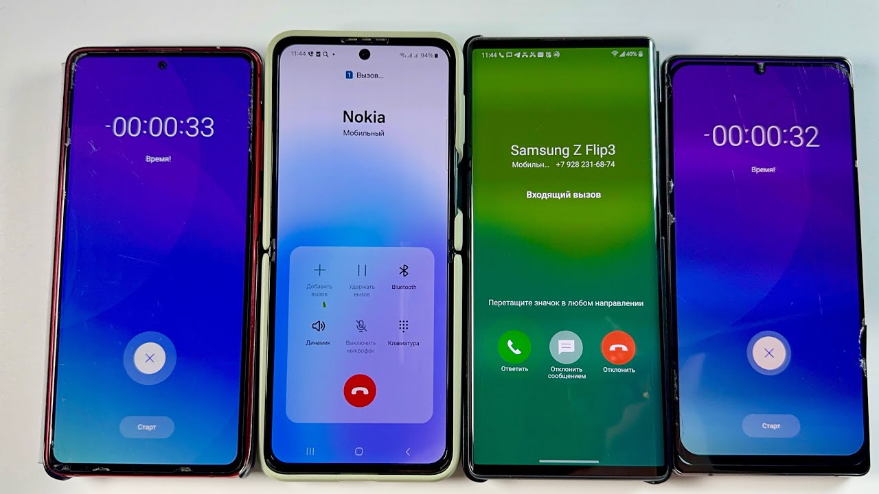 Incoming Calls LG Wing + Samsung Galaxy Z Flip5 + Samsung Galaxy Note 20 + Samsung Galaxy Note10 