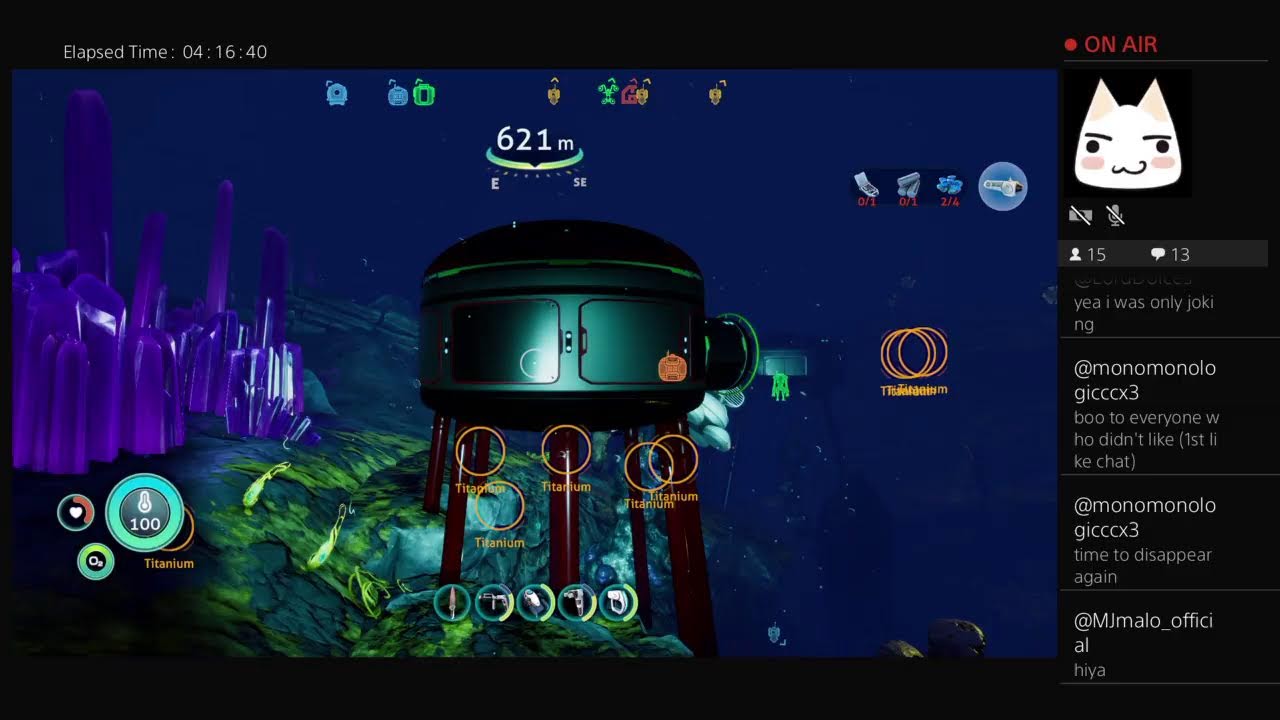 Subnautica below zero (episode 4) Live PS4 Broadcast