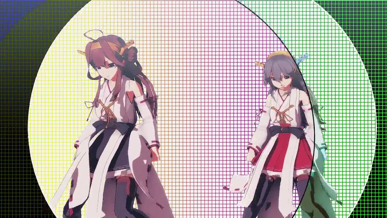 【MMD艦これ】金剛型姉妹がWAVEを踊ってくれました