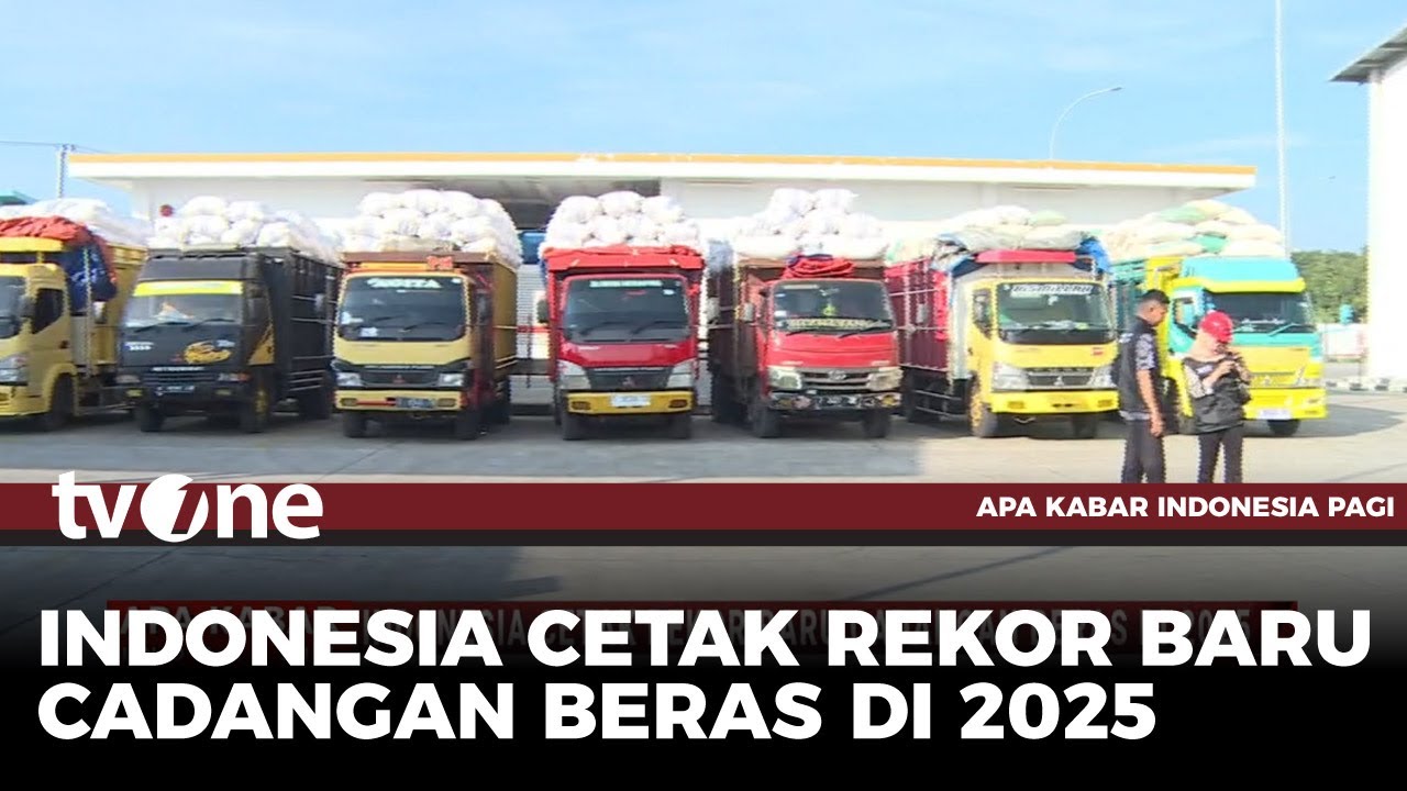 Indonesia Cetak Rekor Baru Cadangan Beras di 2025 | AKIP tvOne