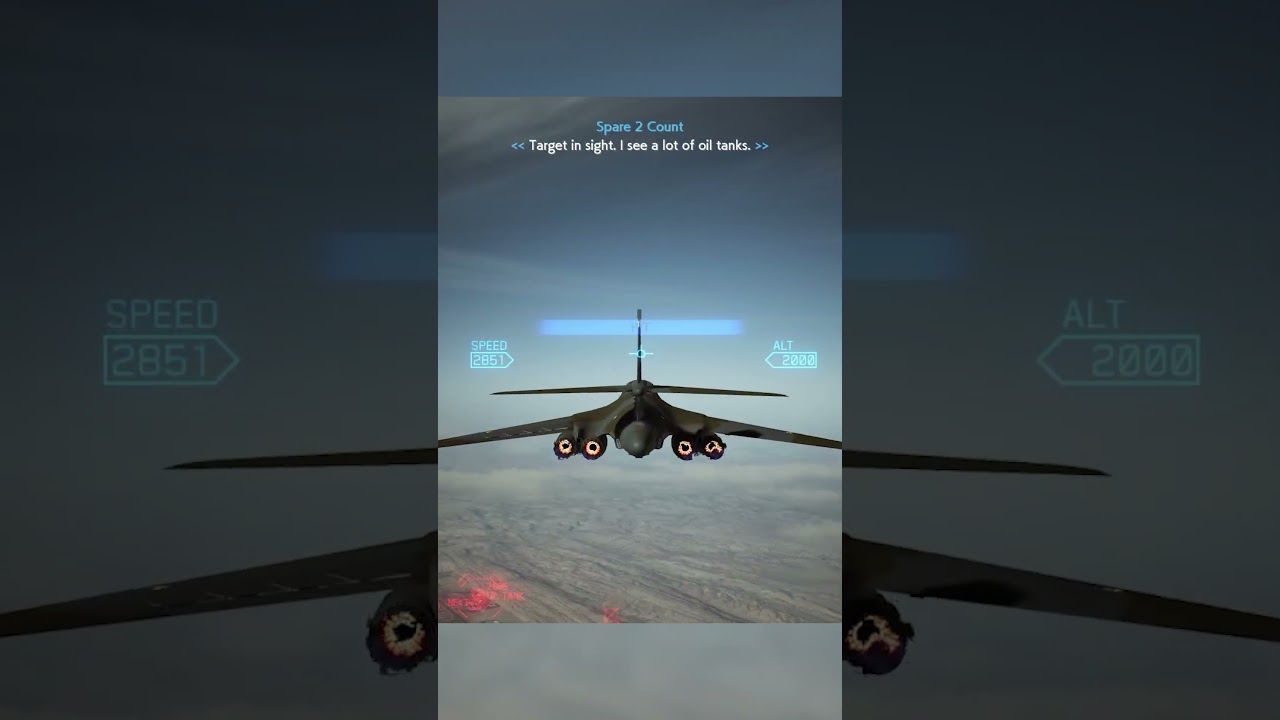 B-1R Lancer Mod Is AMAZING #acecombat7