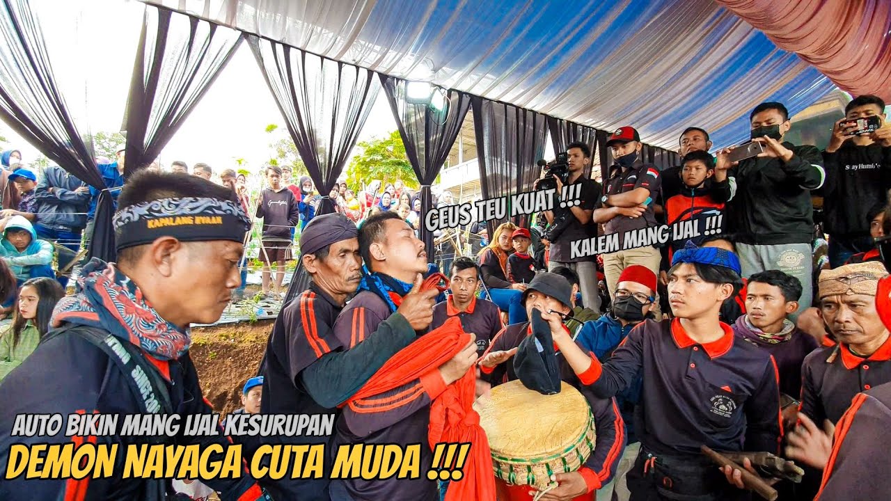 DEMONSTRASI NAYAGA CUTA MUDA || BIKIN MANG IJAL KESURUPAN || Cuta Muda Grup Abah Jaka