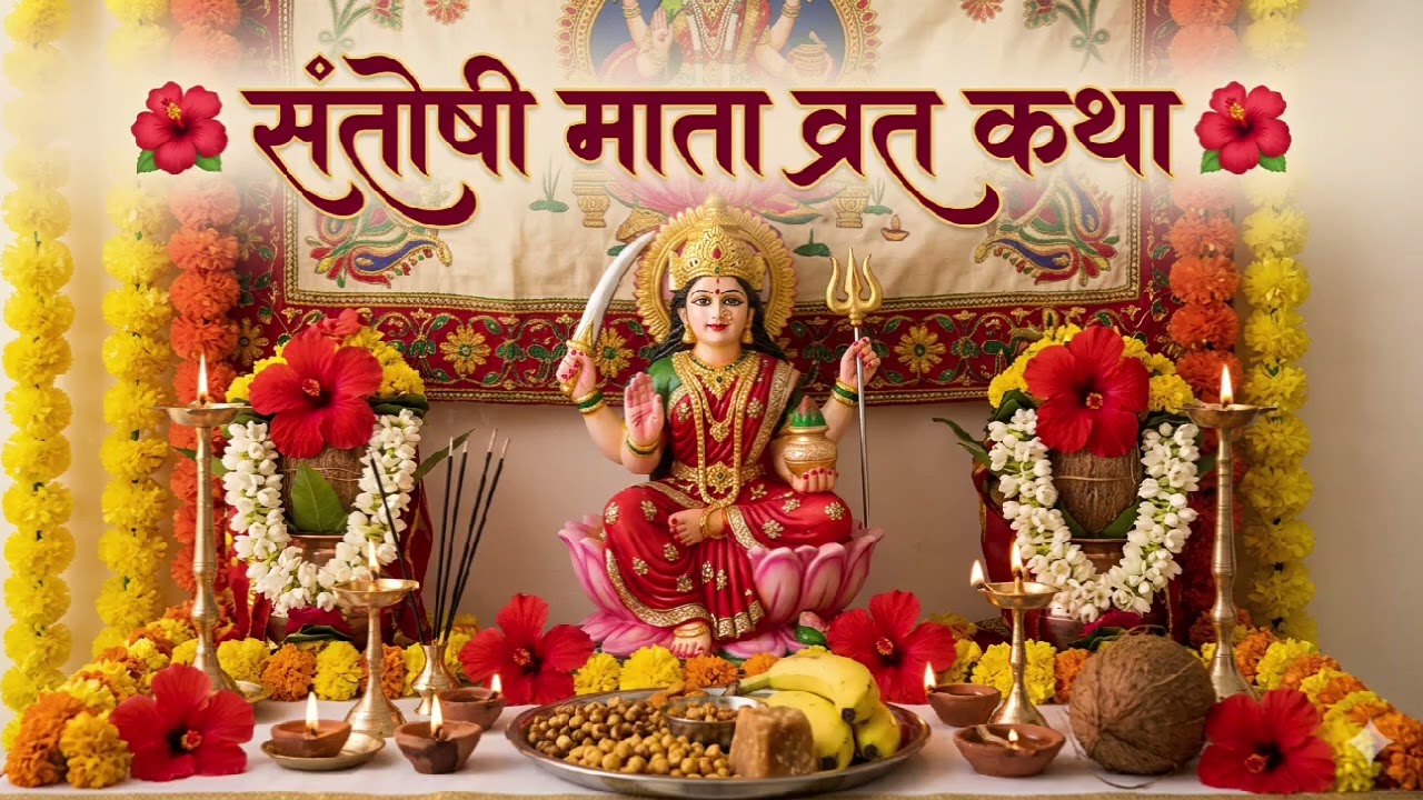 🌺 संतोषी माता व्रत कथा🌺