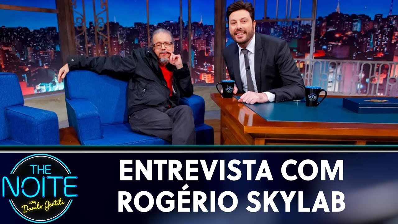 Entrevista com Rogério Skylab | The Noite (04/06/19)