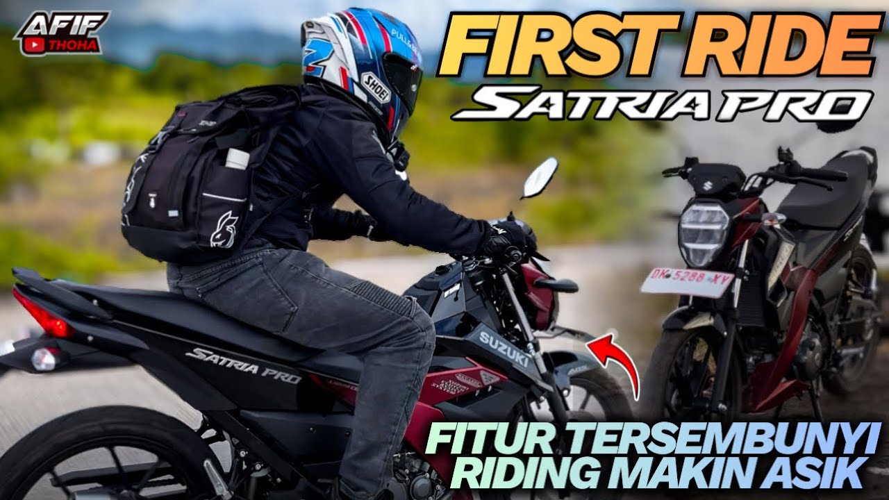 MAKIN ASIK RIDING SUZUKI SATRIA PRO KARENA FITUR INI‼️BEGINI RASANYA🔥HAL INI YANG DISUKA #afifthoha