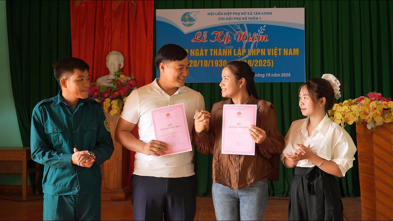 After many difficulties, Tu Yen and doctor Long finally officially became husband and wife/Lý Tử Yến