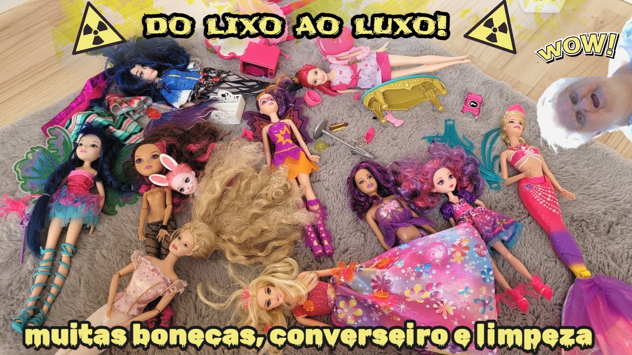 O Retorno da Radiação Barbística ☢️  Resgatando Bonecas Ever After High, Winx e Barbies