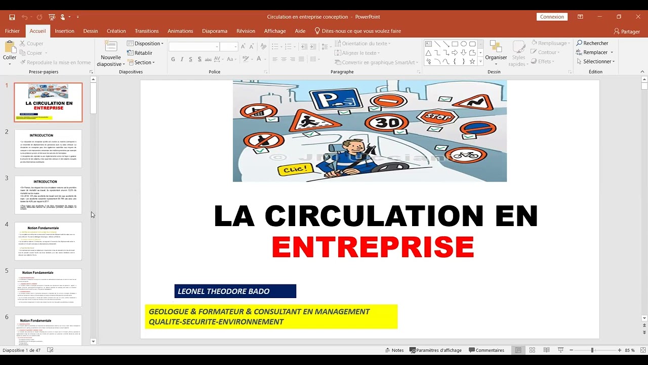 La circulation en entreprise et le travail à chaud