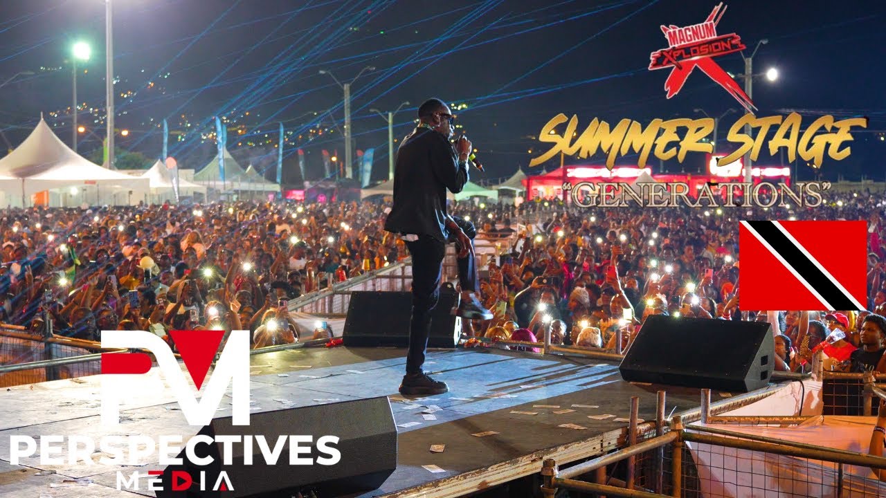 Bounty Killer Performance  Trinidad at Magnum Explosion Summer Summer Stage Generations CROSS ANGRY