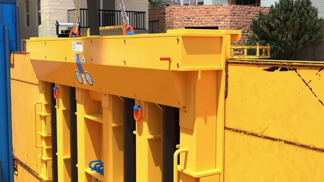 SBH Verbaupresse Animation - Rückbau