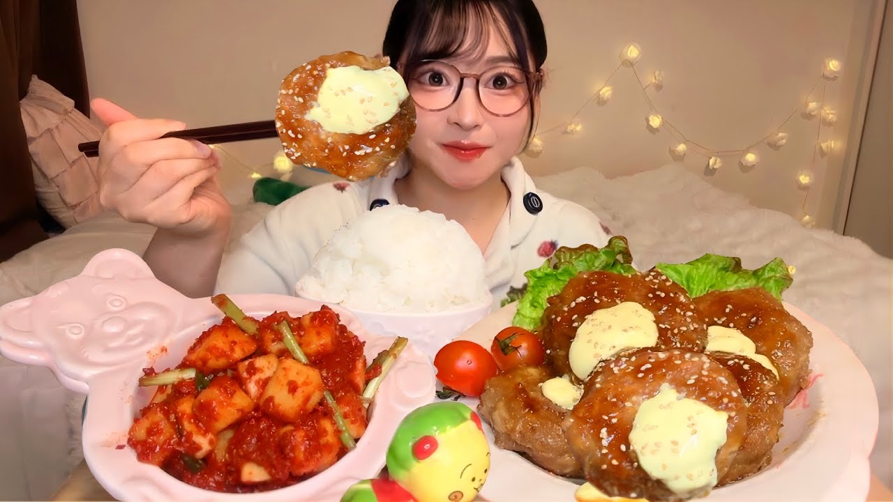 マヨたっぷりの照り焼きつくねつくるね🫃🏻
