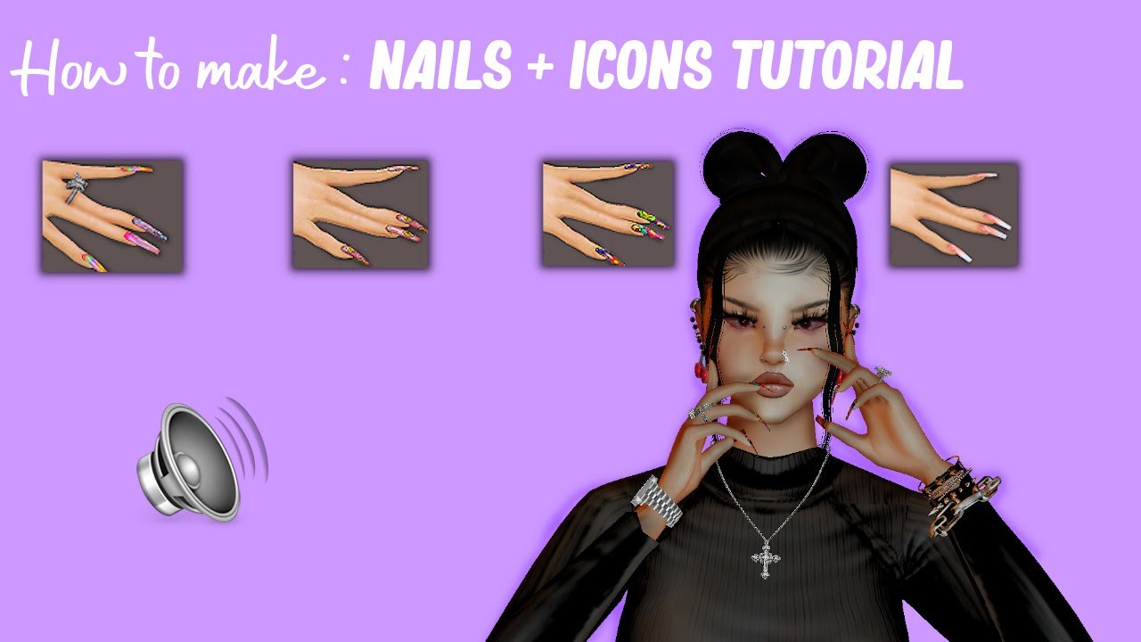 IMVU Creator : How To Make Nails +  Quality Icons