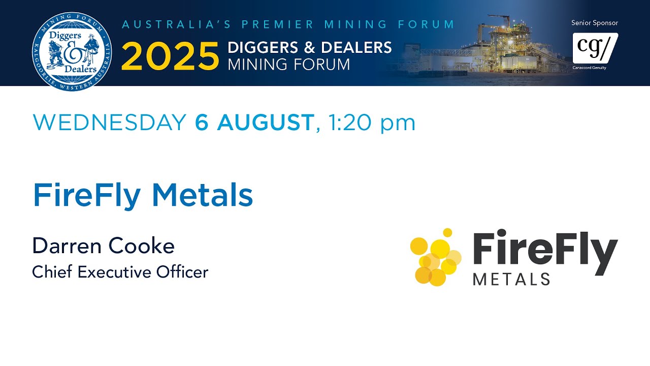 2025 | FireFly Metals — Даррен Кук, генеральный директор