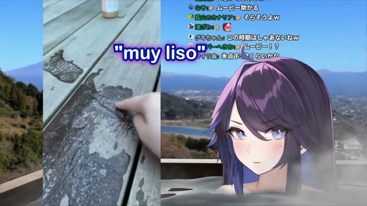 Kson muestra en videos lo fr&iacute;o que estaba el Onsen y su bonito paisaje 2/2 [Sub Esp]