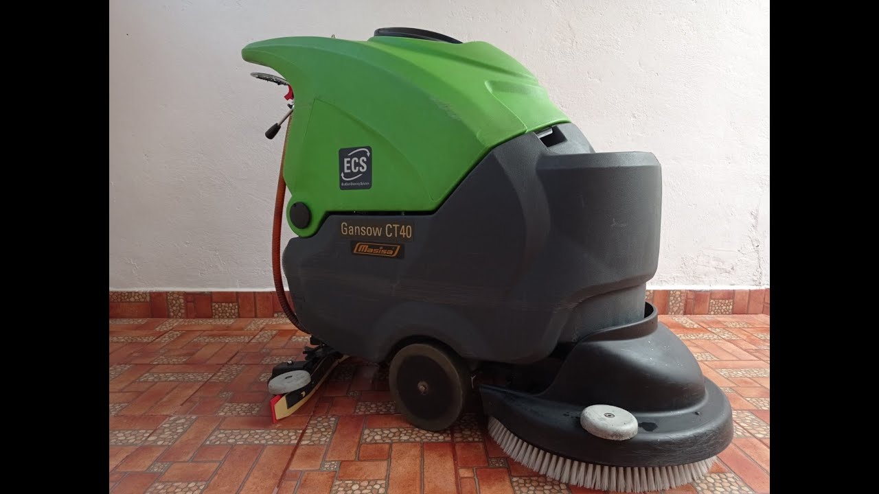 Como usar una Fregadora Restregadora de Pisos? || Masisa Gansow CT 40