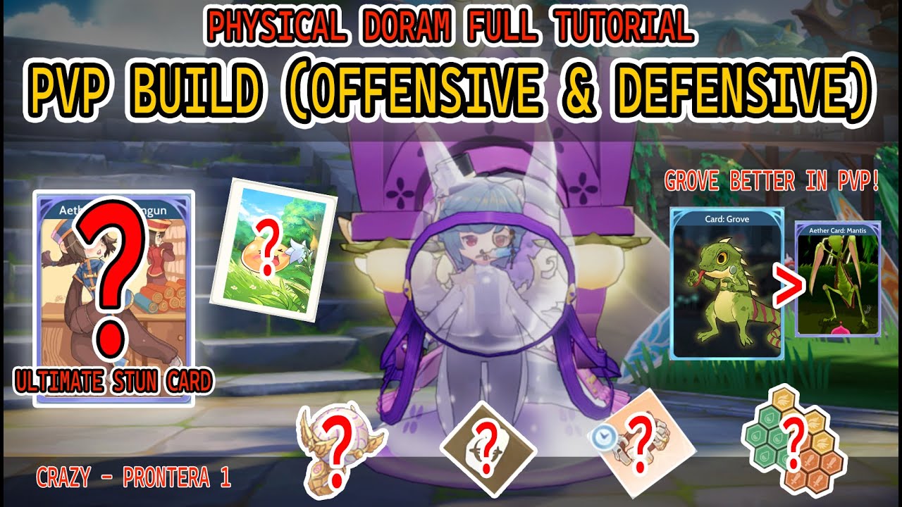 DORAM PVP BUILD UPDATED!! OFFENSIVE & DEFENSIVE BUILD!! STUN? PRONTERA 1 RAGNAROK ORIGIN GLOBAL
