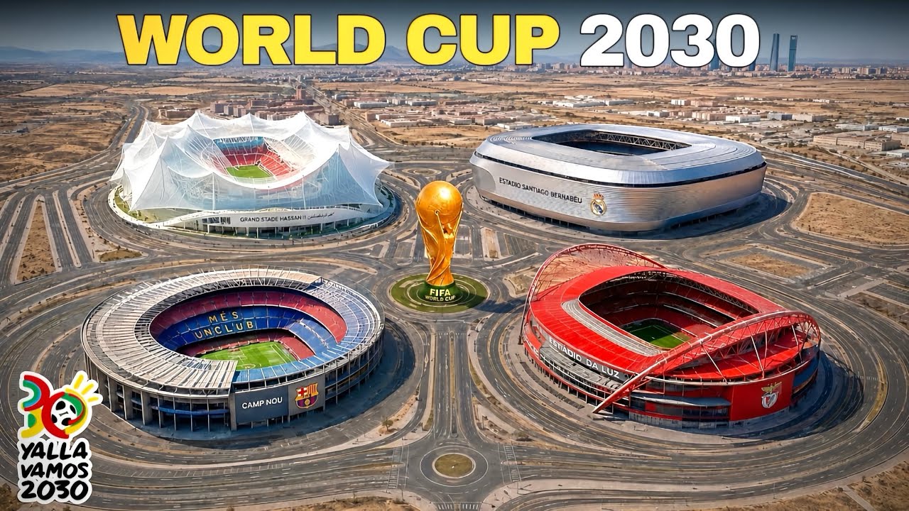 Все стадионы Чемпионата мира 2030 года