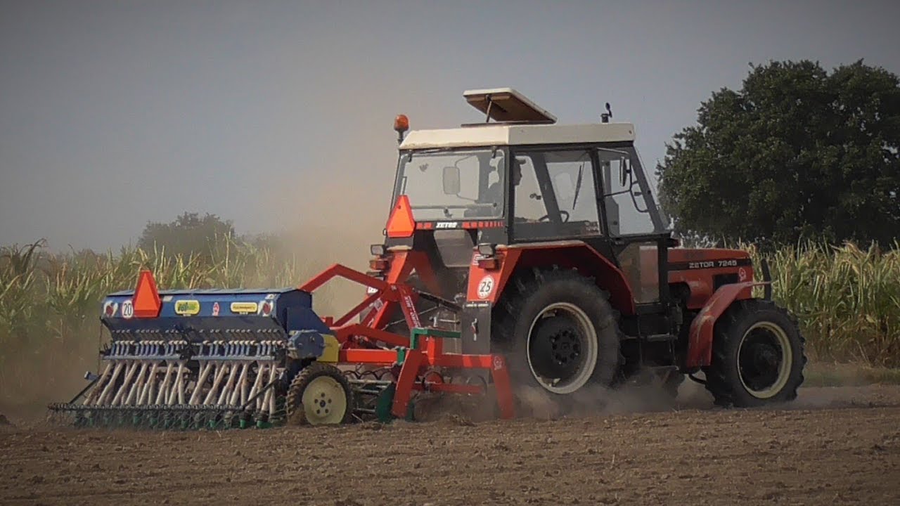 Siew Pszenżyta 2019☆Zetor 7245 & AgroMix & Poznaniak☆AgroPaciorkiYT