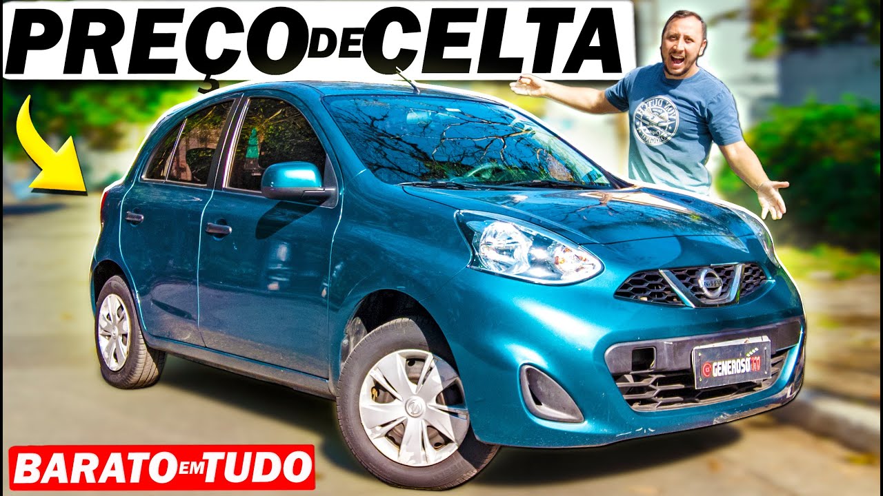 UM CARRO BOM e BARATO que o BRASILEIRO NÃO COMPRA😱 Nissan March 1.0