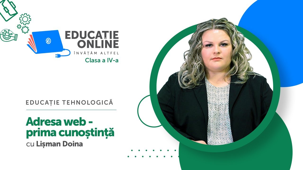 Educație tehnologică, Clasa a IV-a, Adresa web - prima cunoștință
