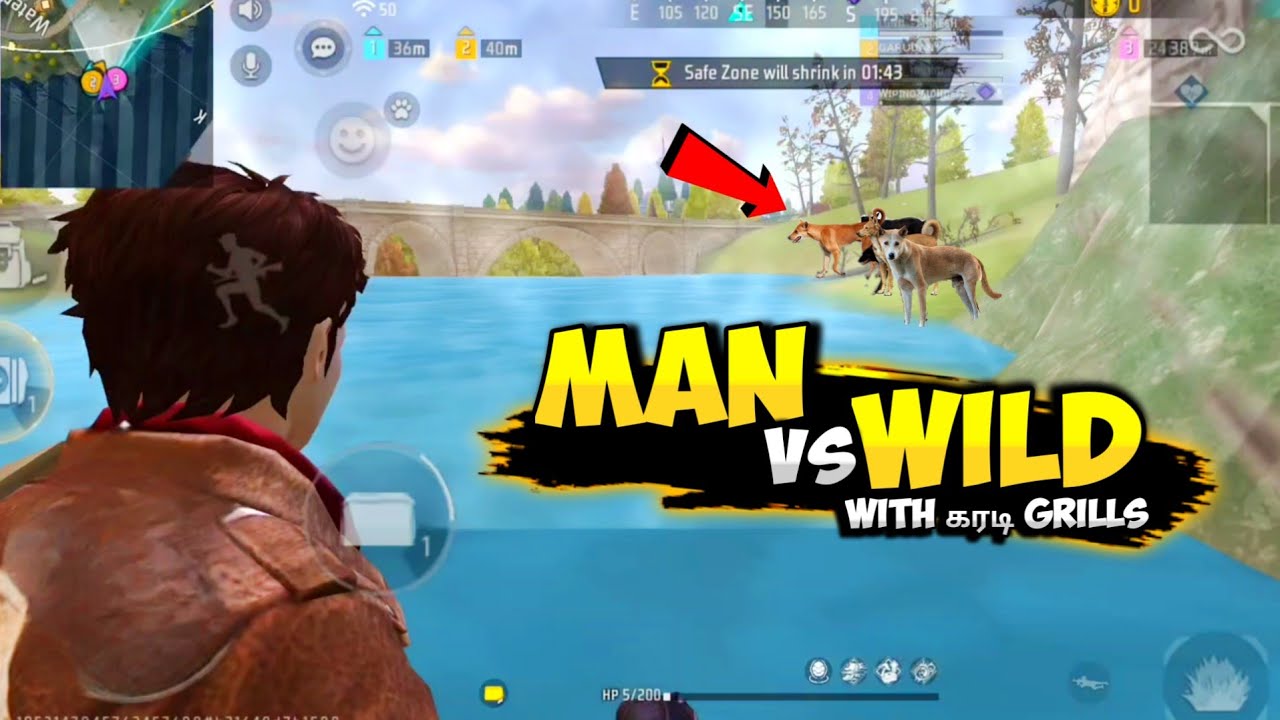 😂Man Vs Wild Free Fire Version Tamil || Part-05 WipingTamizhan