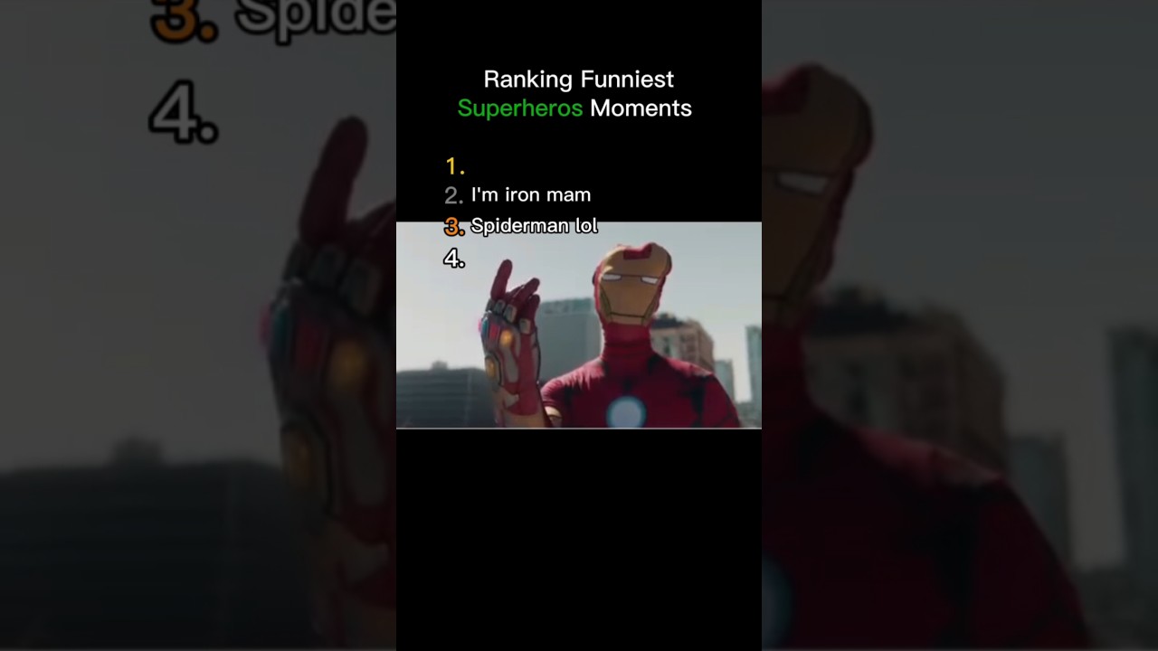 Ranking Funniest superhero moments |#memes #viral #shorts