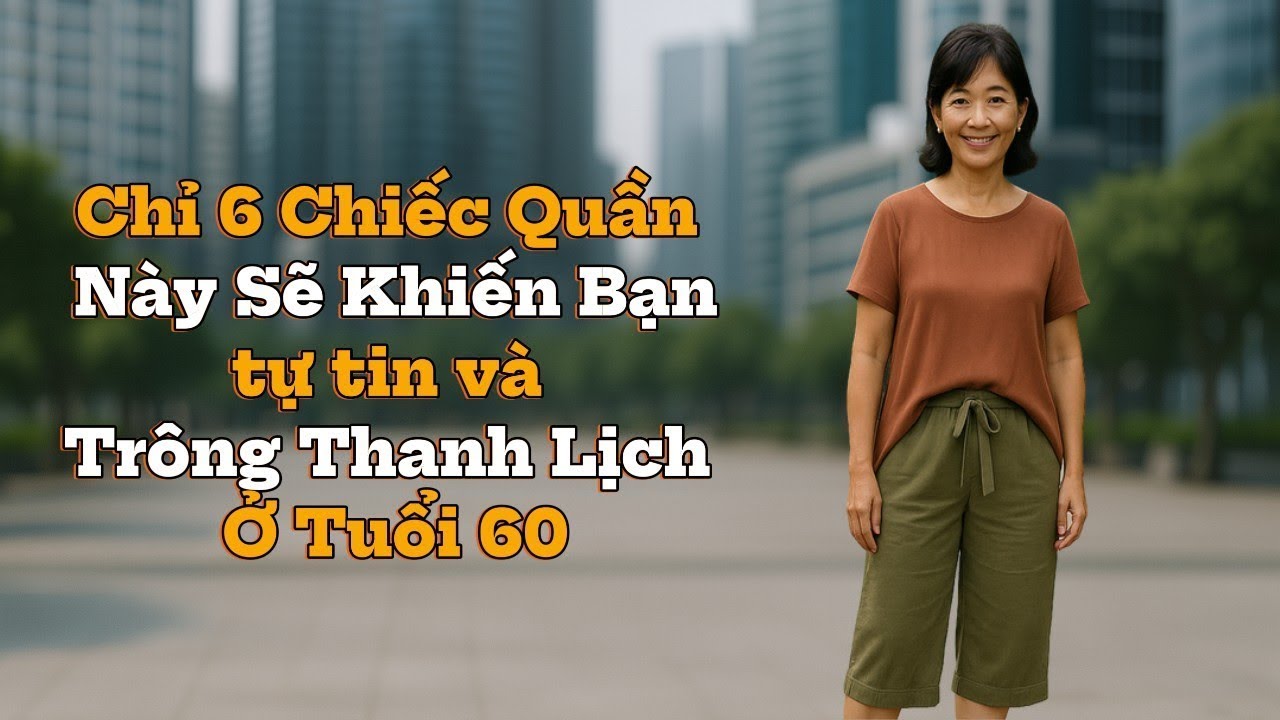 Chỉ 6 Chiếc Quần Này Sẽ Khiến Bạn Trông Thanh Lịch Ở Tuổi 60 | phụ nữ mặc đẹp