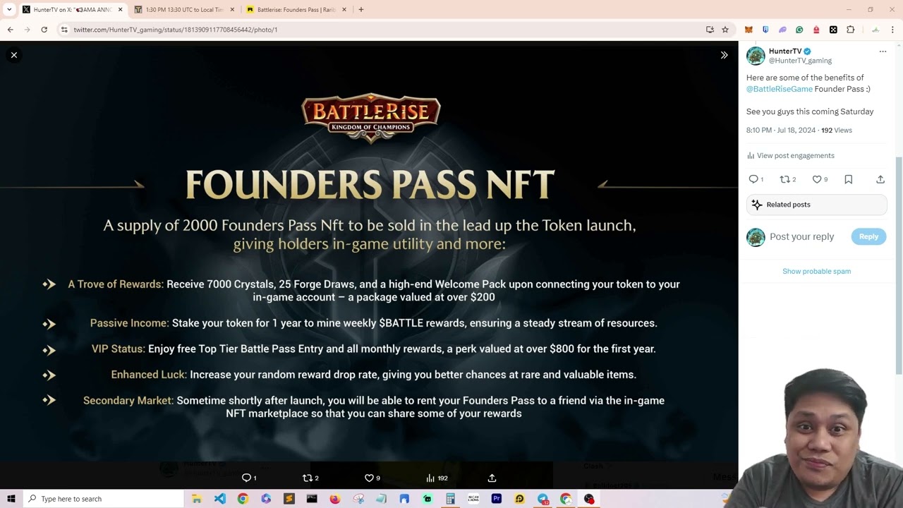 BATTLERISE | FOUNDER PASS NFT!