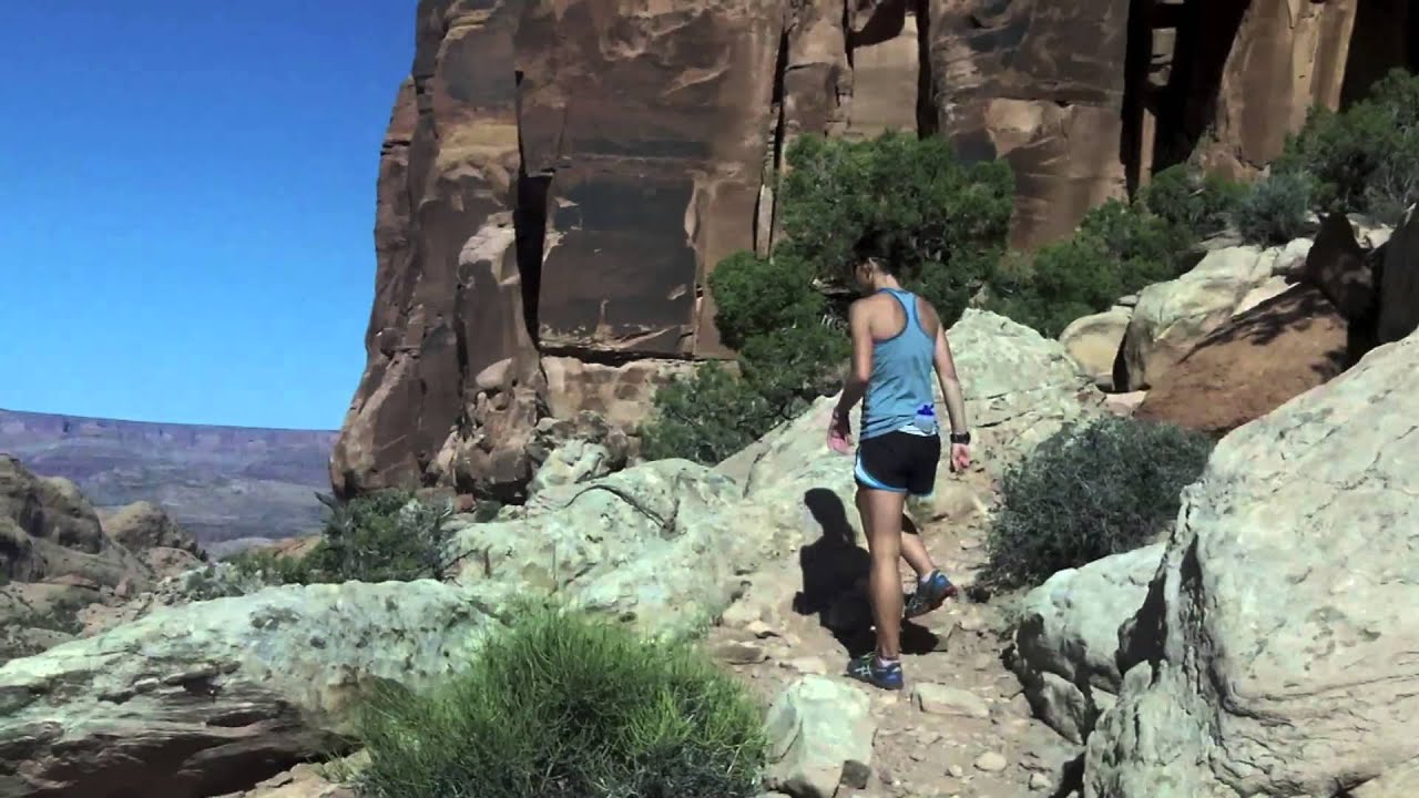 Running the Hidden Valley Trail in Moab