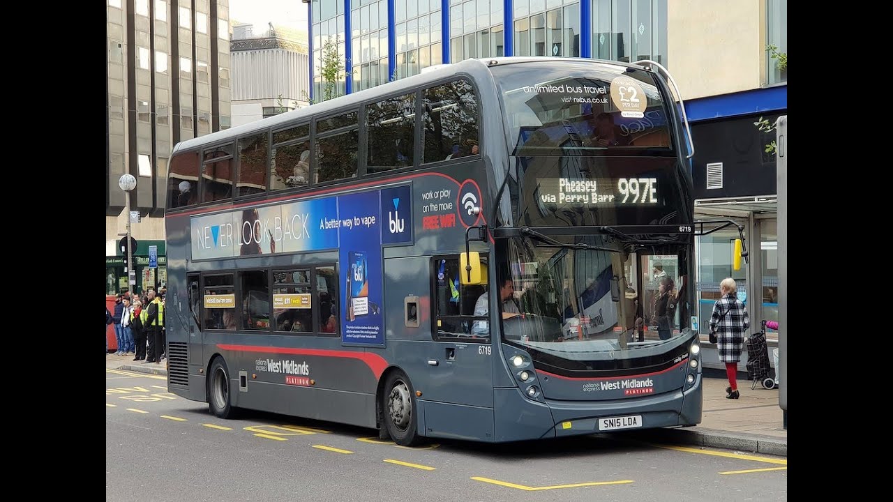 Bus Route  997 B,ham City Centre to Deer Leap