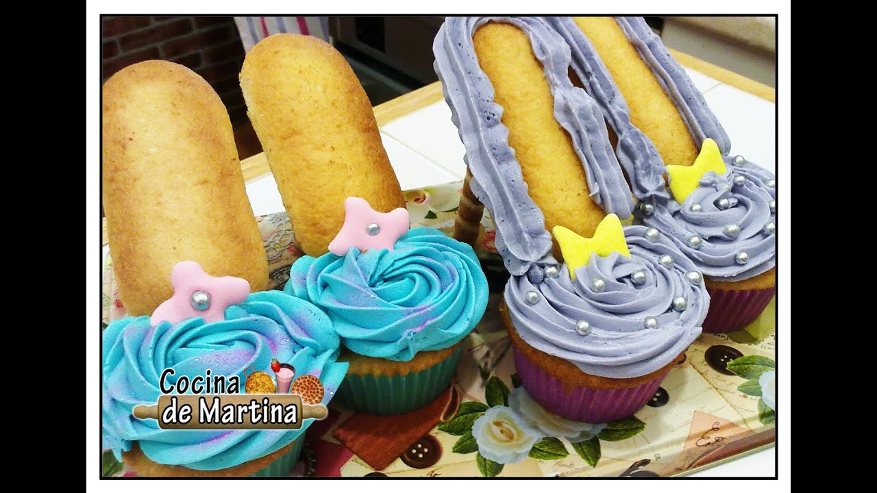 Cupcakes zapatos | Recetas de cocina | Cocina de Martina