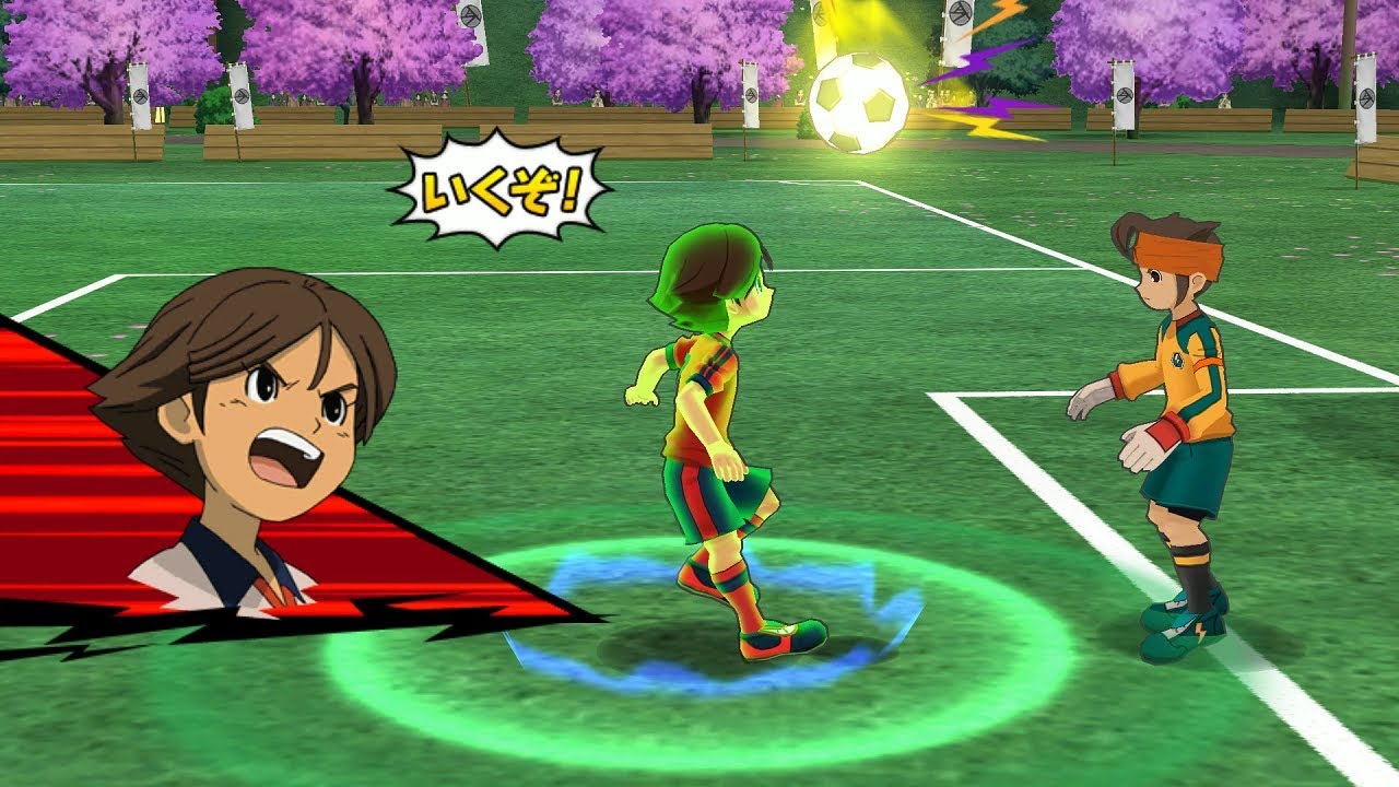 Inazuma Eleven Go Strikers 2013 Sekai Senbatsu Kai Vs Inazuma Japan Wii 1080p (Dolphin/Gameplay)