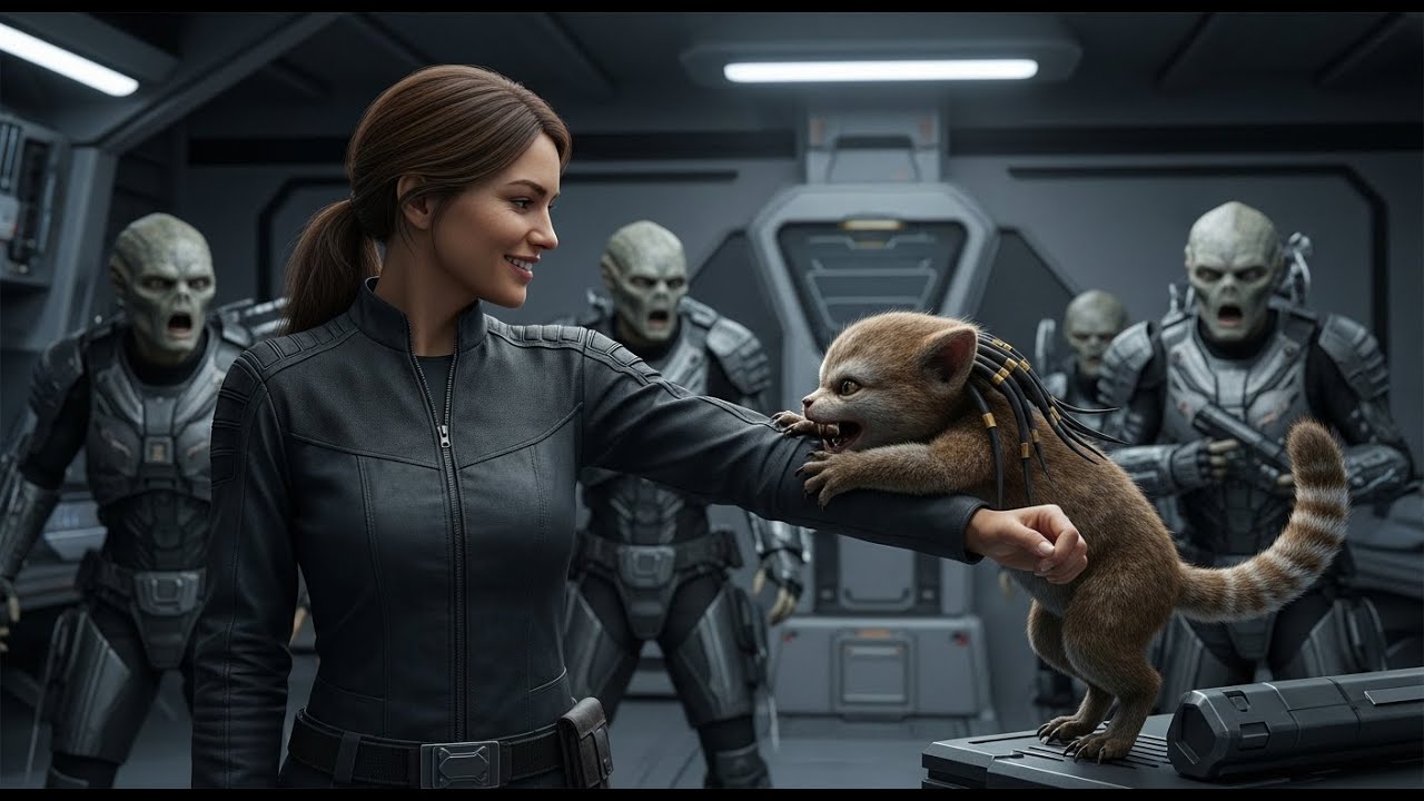 The Predator Cub Bit the Human’s Sleeve — The Room Panicked, but She Tugged Back With a Smile