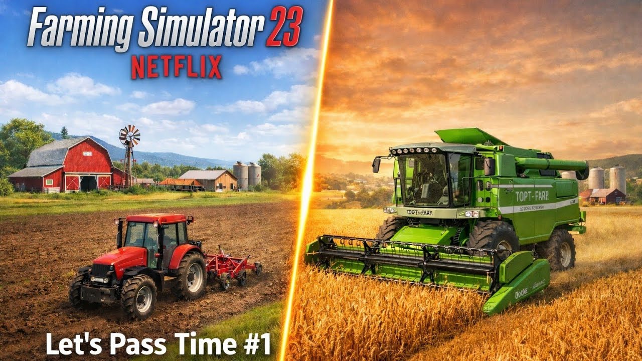 Waiting For FS26, I Built My Empire in FS23 instead.__ Farming Simulator 23 Netflix Timelapse.