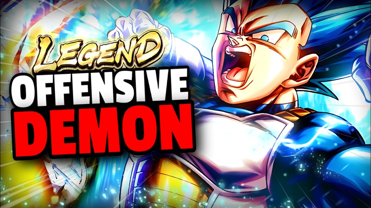 LUDICROUS BLAST DAMAGE!!! LEGEND SSB VEGETA IS A DEMON! (Dragon Ball LEGENDS)