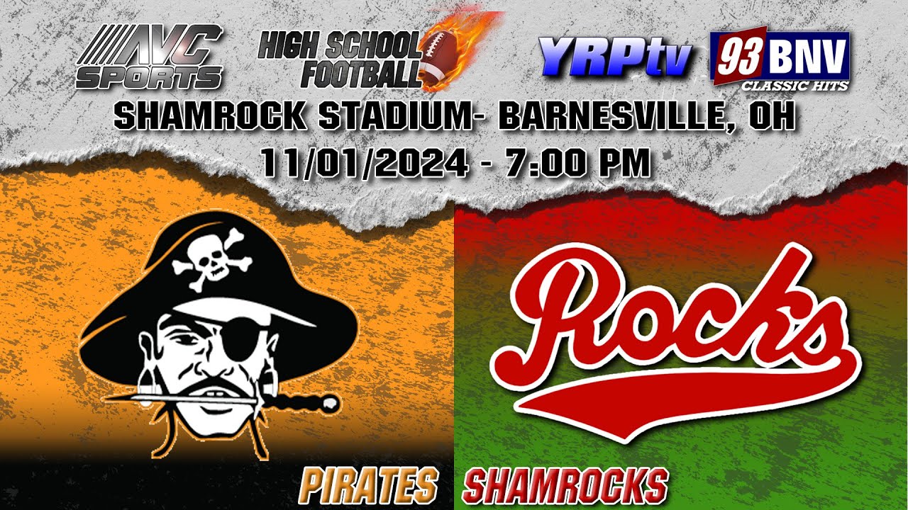 Wheelersburg Pirates vs Barnesville Shamrocks HS Football Playoffs 11.01.2024