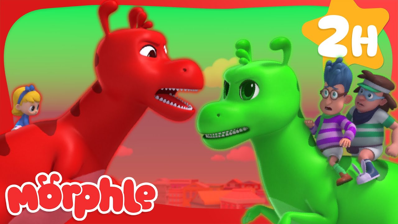 Morphle Battles The Orphle Bandits | My Magic Pet Morphle | Morphle Dinosaurs 🦕 Cartoons for Kids