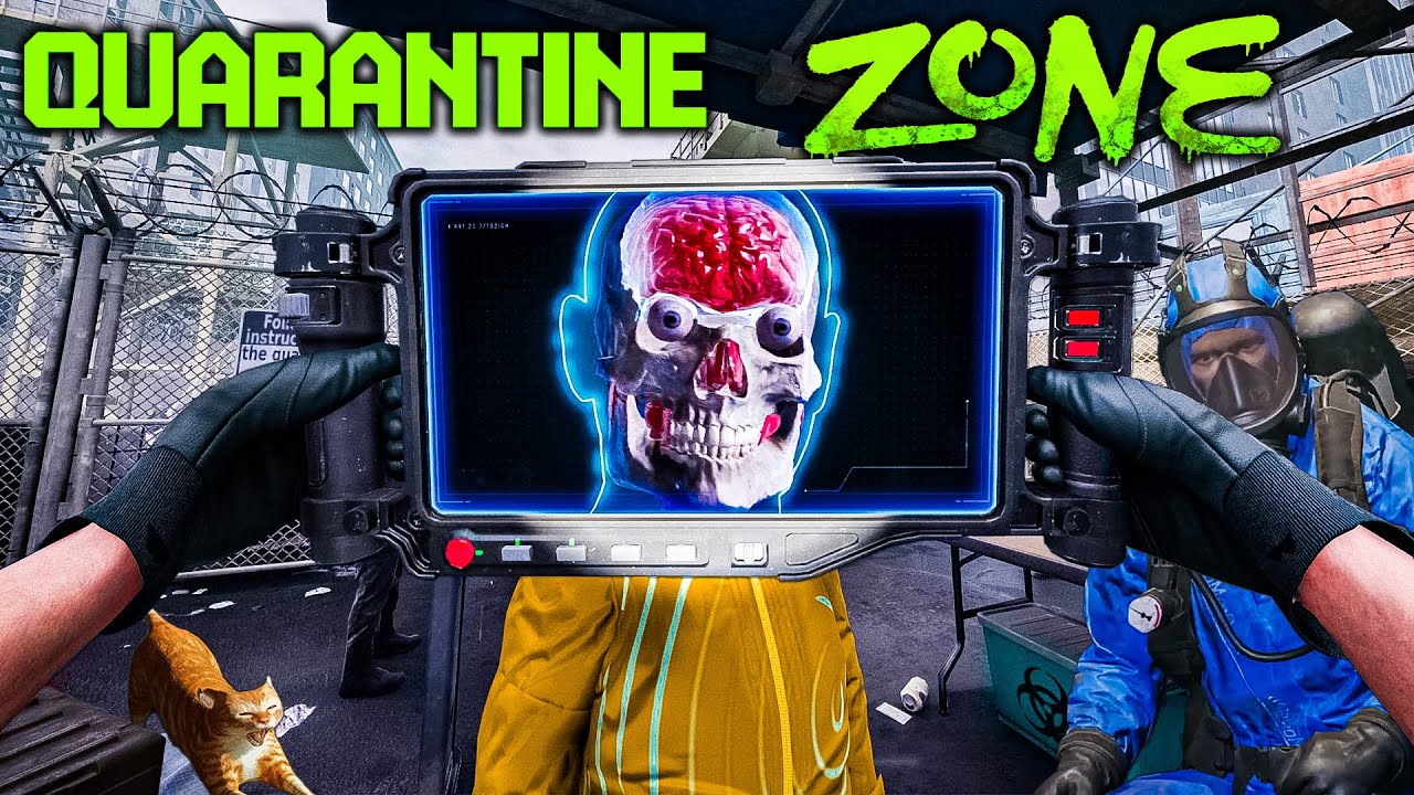 🔴LIVE | This Game Is Like Paper's Please and Phasmophobia Had A Zombie Baby | Quarantine Zone  Ep. 2
