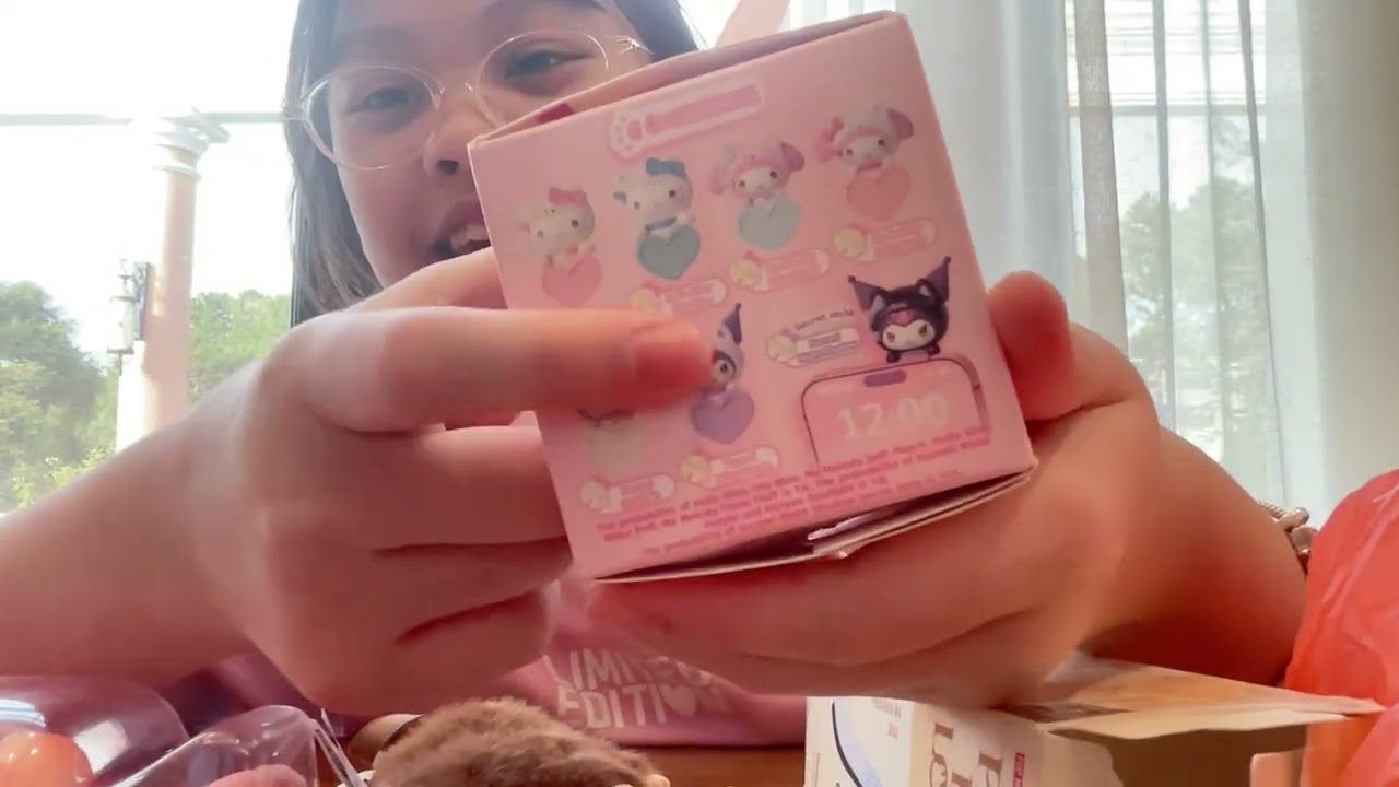 Unboxing hello kitty,son,skin care,labubu,cry baby,…