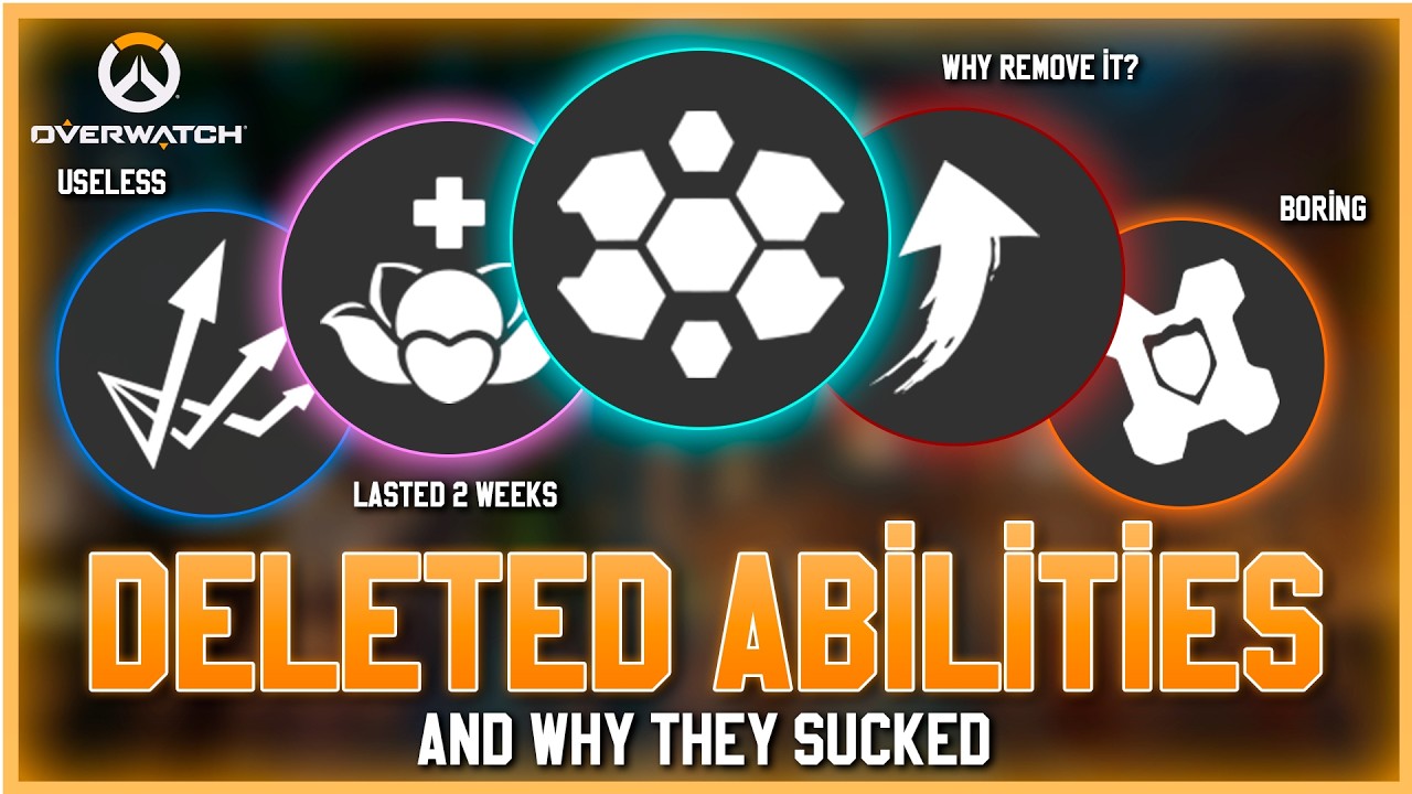 DELETED Abilities In Overwatch (and why they sucked) - Game Design Discussion