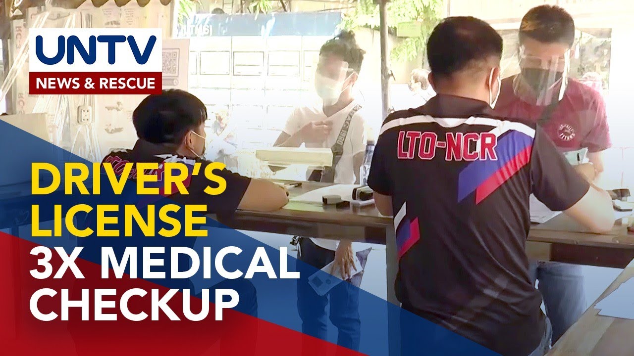 10-year driver's license requires 3x medical checkups